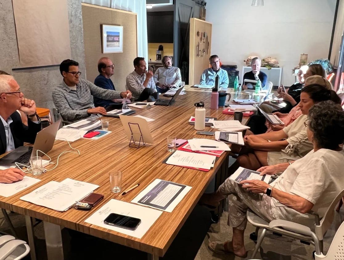 A team meeting at CraftWork Healdsburg